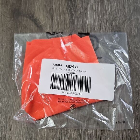 Victoria's Secret No Show Thong Panty NEW SMALL Hot Orange - Picture 2 of 5